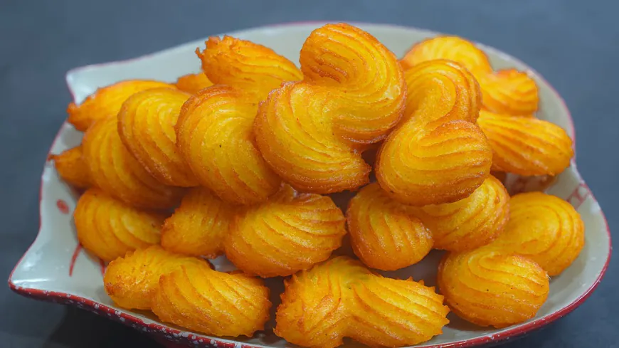 Golden Potato Swirls