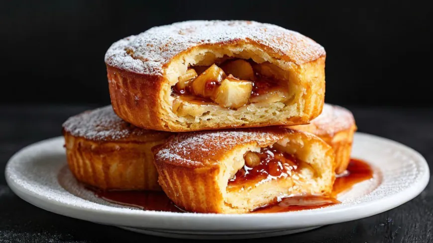Apple And Pear Filled Bread