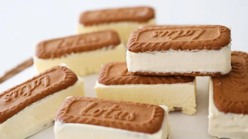 Biscoff Ice Cream Sandwiches
