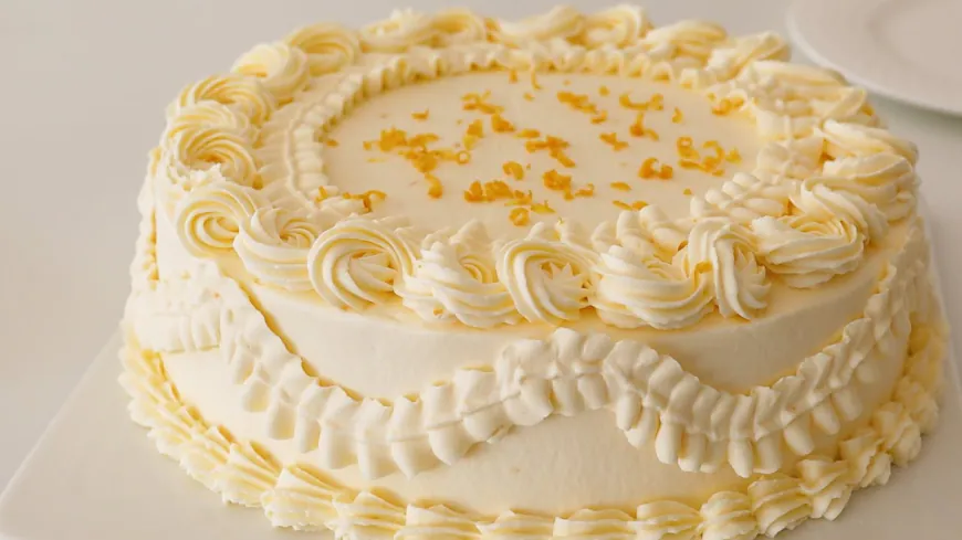 Lemon Mascarpone Cream Cake