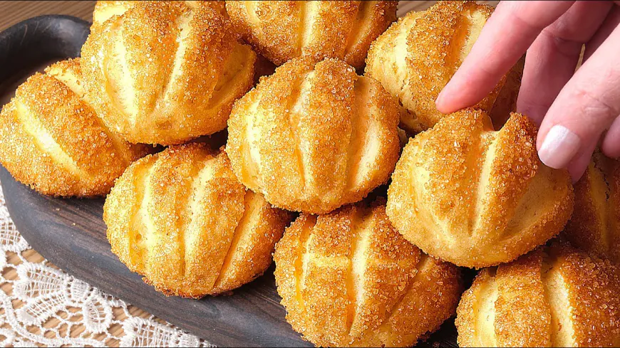 Sugar Coated Lemon Cookies