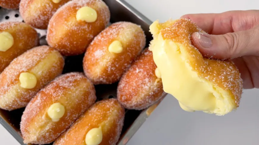 Cream Filled Doughnuts