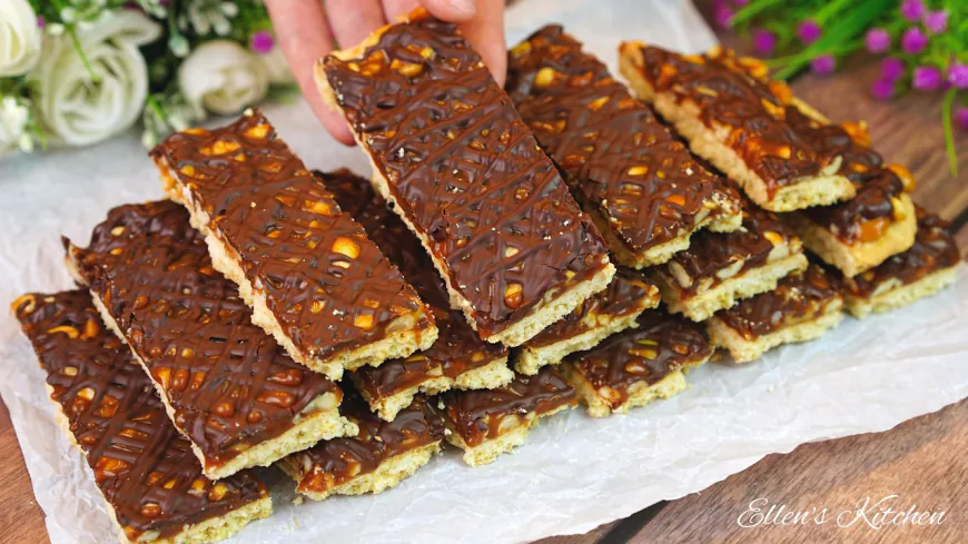 Chocolate Peanut Caramel Bars