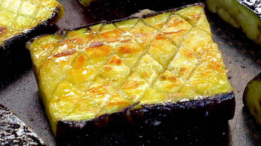 Soy Glazed Fried Eggplants