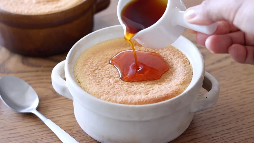 Caramel Souffle Pudding