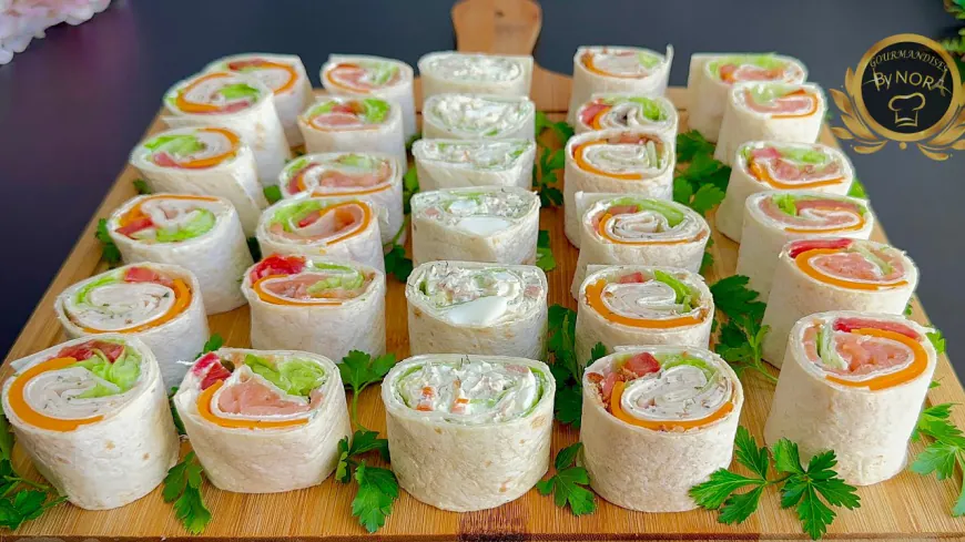 Tortilla Pinwheel Rolls
