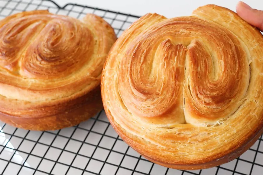 Layered Butter Bread Recipe