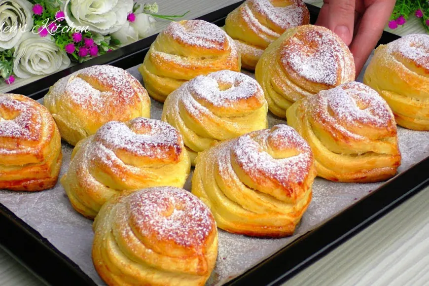 Orange Spiral Buns