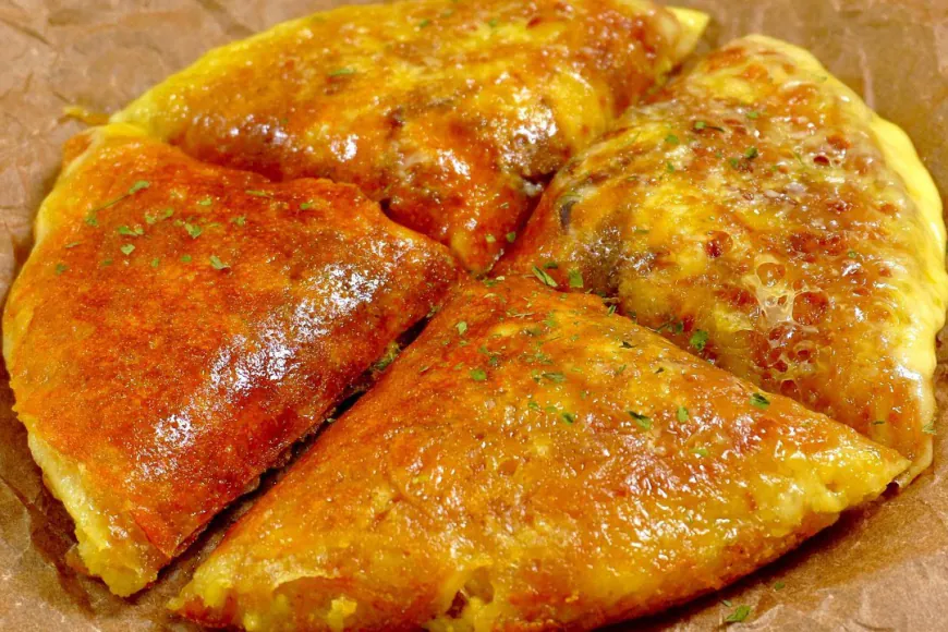 Cheesy Potato Tofu Pancakes Recipe