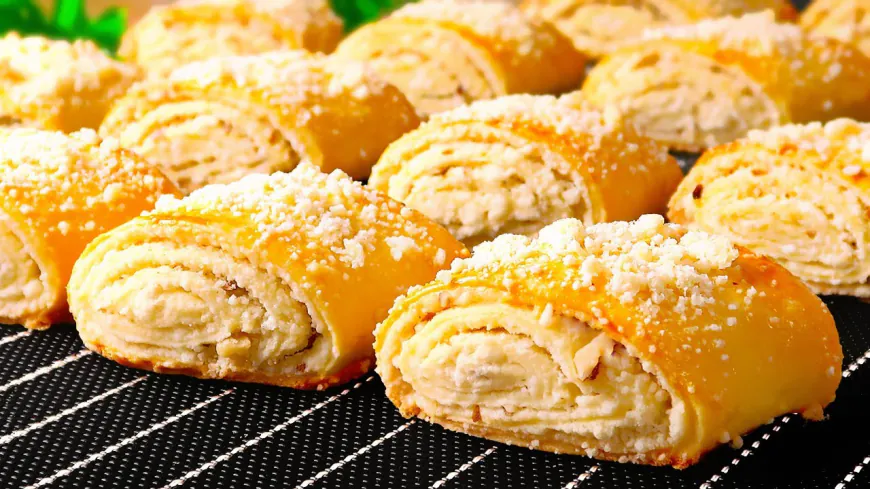 Butter Rolls With Sweet Filling