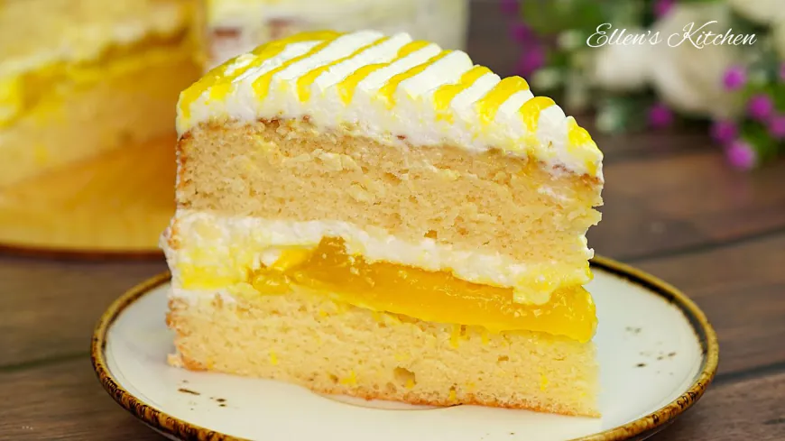 Frozen Lemon Delight Cake