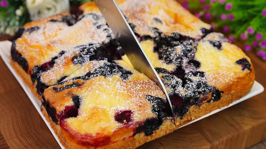 Berry Yogurt Cake Recipe