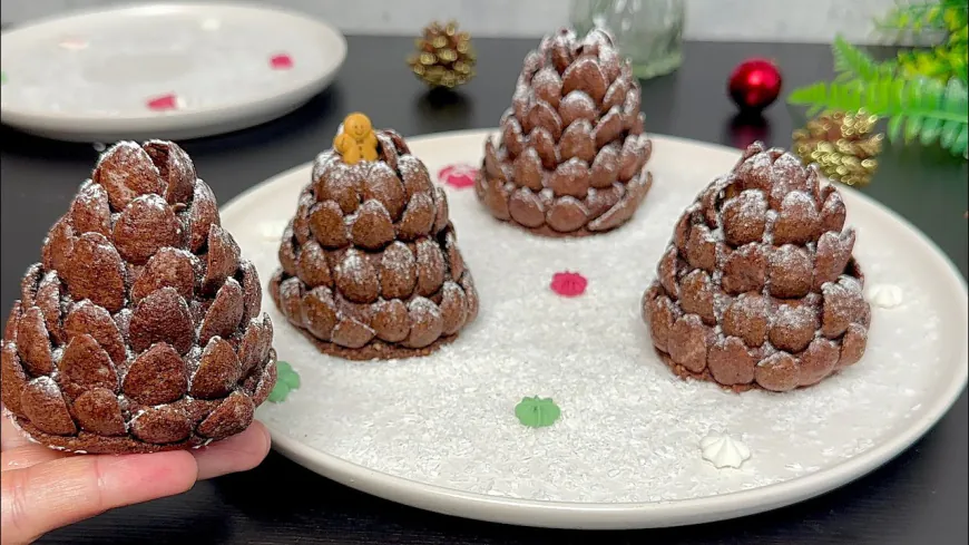 Chocolate Pine Cone Dessert