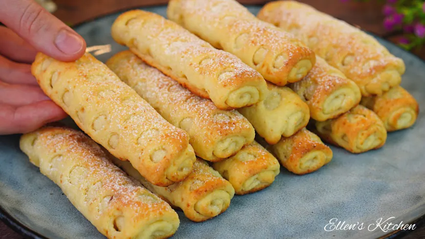 Cottage Cheese Pastry Rolls