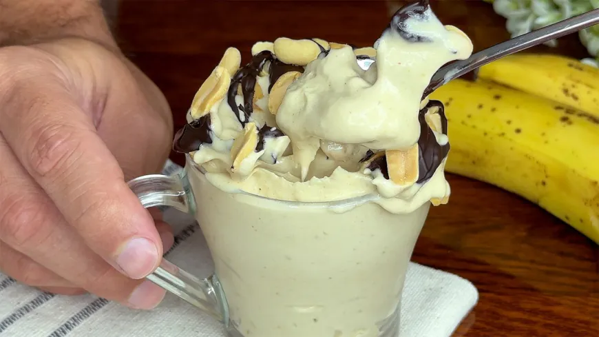Banana Peanut Butter Chocolate Sundae