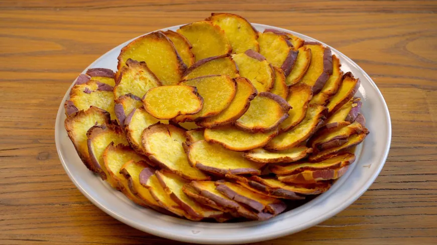 Air Fried Sweet Potato Chips