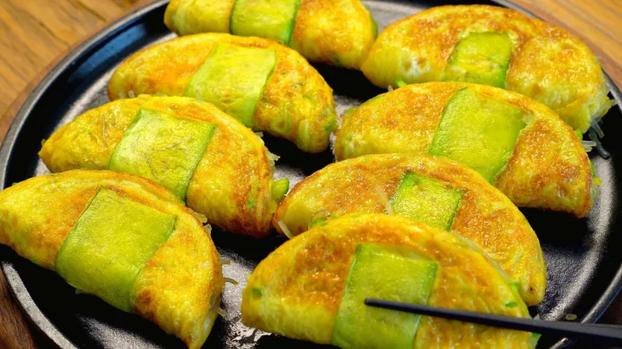 Zucchini Egg Dumpling Pancakes