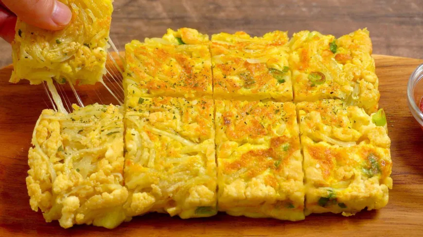 Potato Tofu Egg Pancake