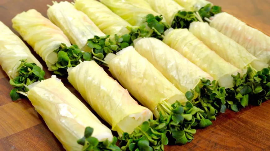 Cabbage Tofu Rolls