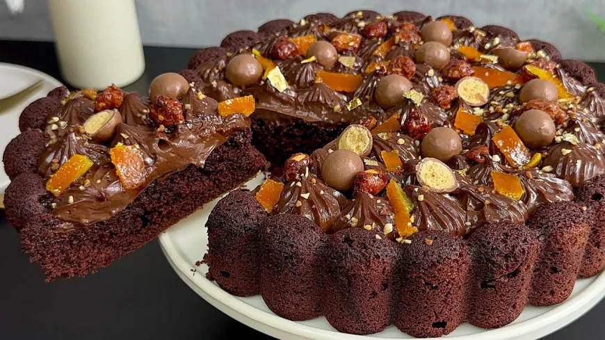 Homemade Chocolate Almond Cake Recipe