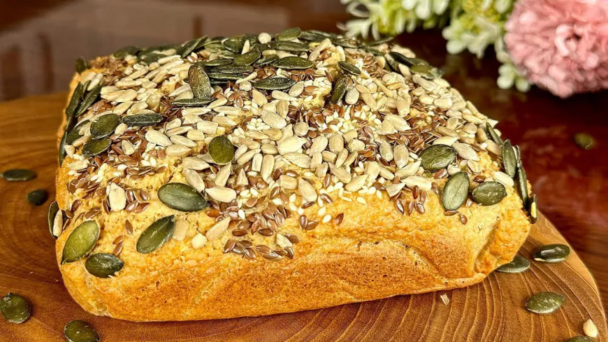 Healthy Seeded Oat Bread Recipe