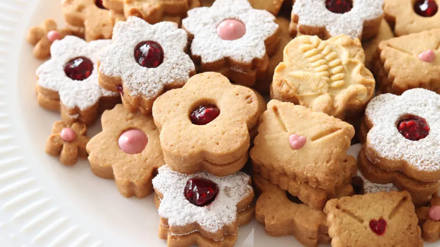 Flower Jam Cookies Recipe