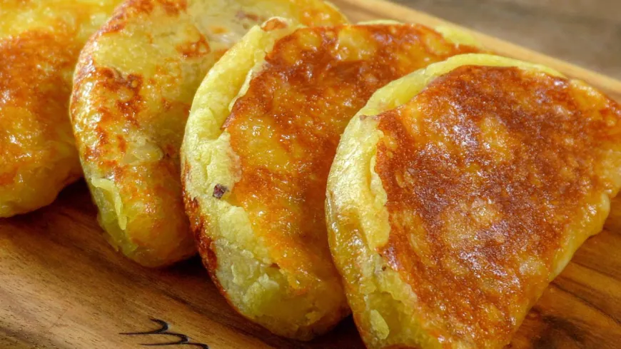 Sweet Potato Cheese Pancakes Recipe
