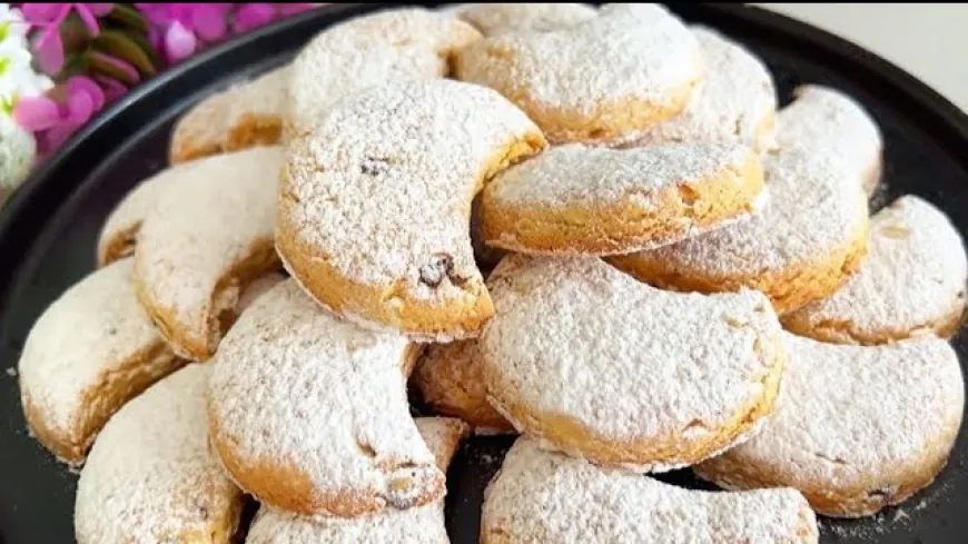 Hazelnut Chocolate Moon Cookies Recipe