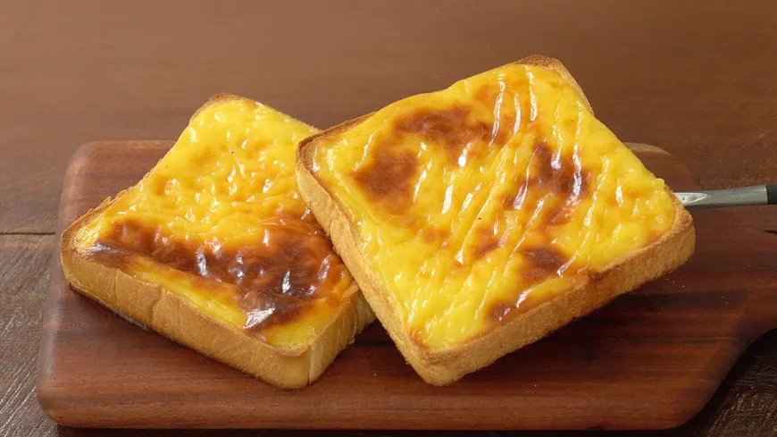 Cheesy Custard Toast Recipe
