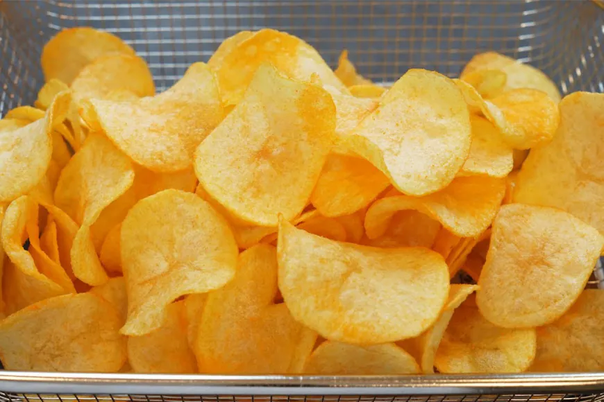 Cheesy Crispy Potato Chips Recipe