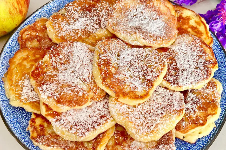 Golden Apple Yogurt Fritters Recipe