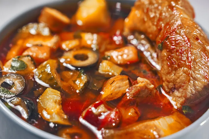 Simple Smoky Pork Stew Recipe