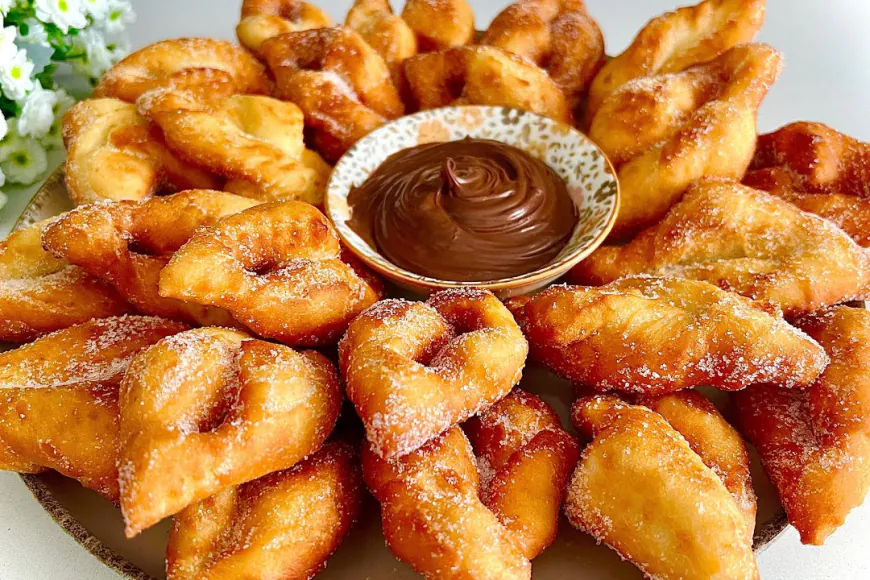 Golden Yogurt Twist Doughnuts Recipe