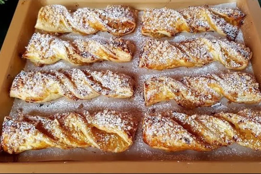 Apple Puff Pastry Twists Recipe