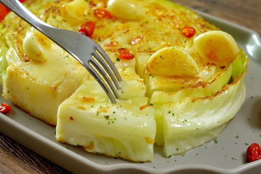 Spicy Garlic Cabbage Steak Recipe
