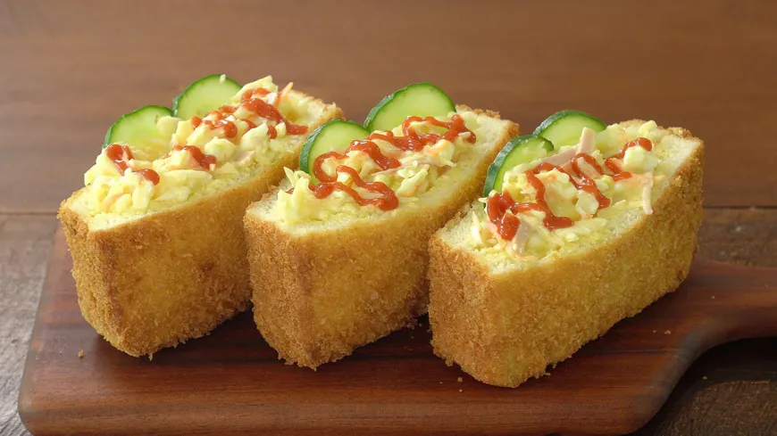 Fried Salad Sandwich Recipe