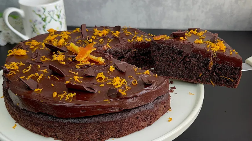Ganache Chocolate Coffee Cake Recipe