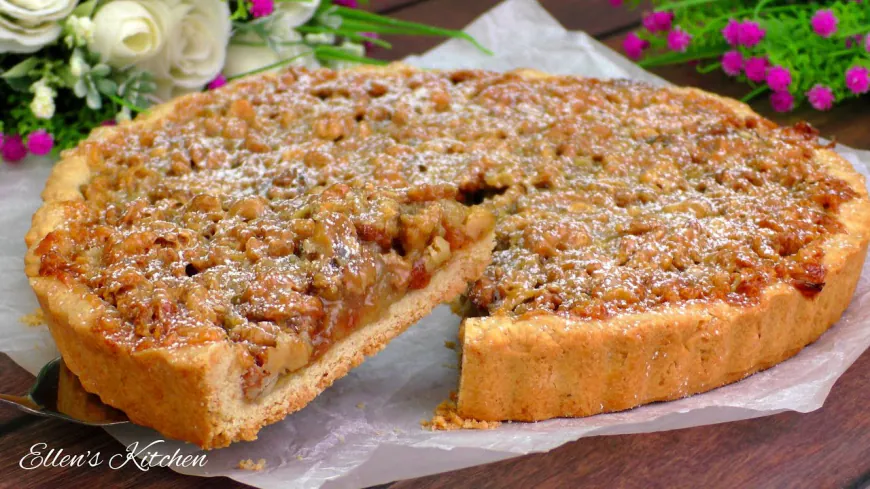 Walnut and Condensed Milk Tart Recipe