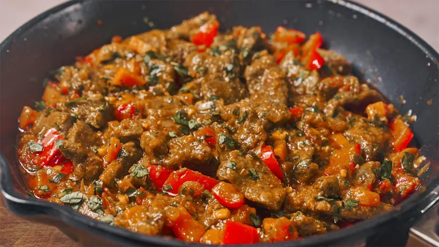 Spicy Stir Fried Beef with Vegetables Recipe