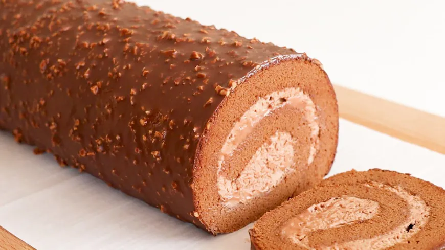Chocolate Almond Crunch Cake Recipe