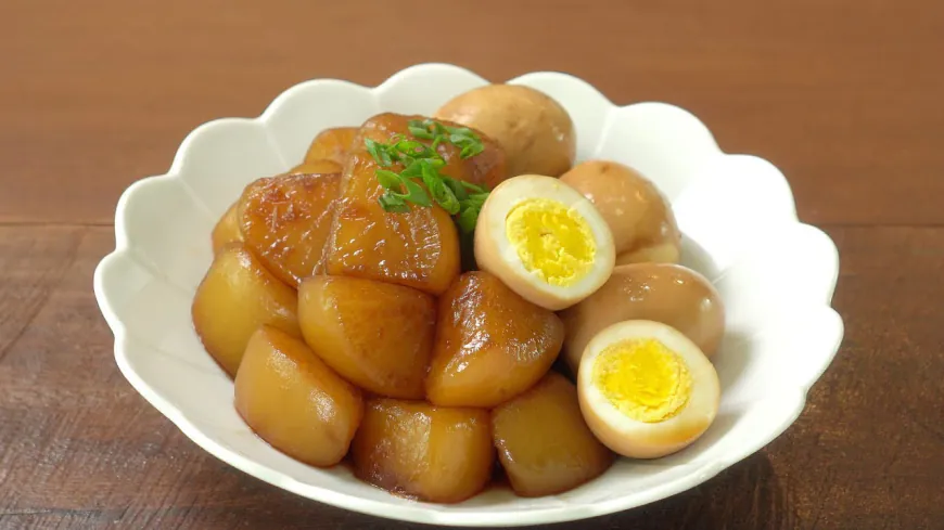 Korean Braised Radish with Soy Sauce Recipe