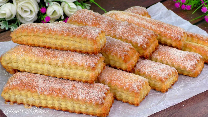 Sugar Crusted Puff Pastry Recipe