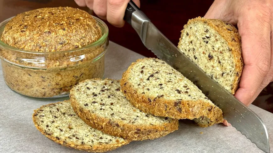 Low Carb High Fiber Nut and Seed Bread