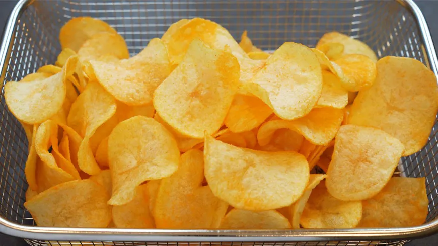 Cheesy Crispy Potato Chips Recipe