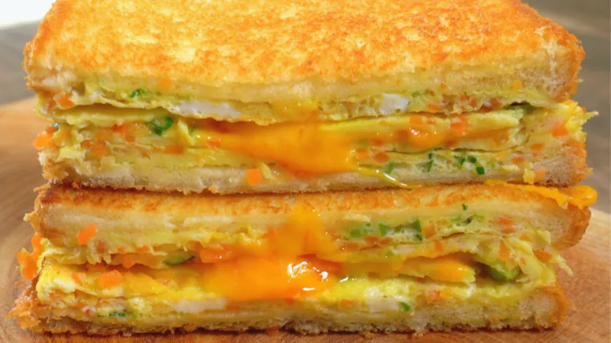 Korean style Egg Toast Sandwich Recipe