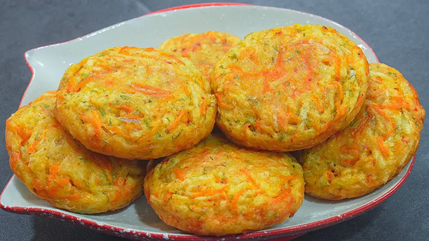 Golden Carrot Potato Cakes