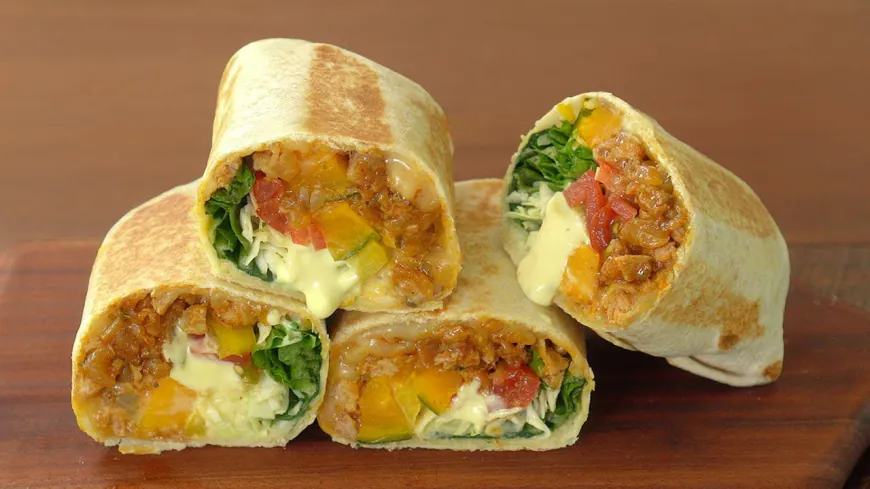 Homemade Spiced Duck Burrito Recipe