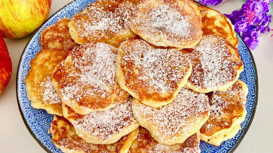 Golden Apple Yogurt Fritters Recipe