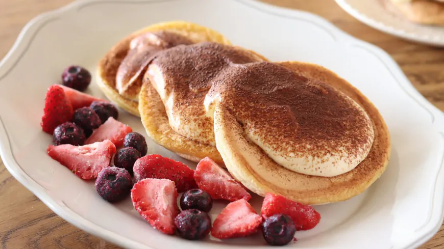 Tiramisu Fluffy Pancakes Recipe