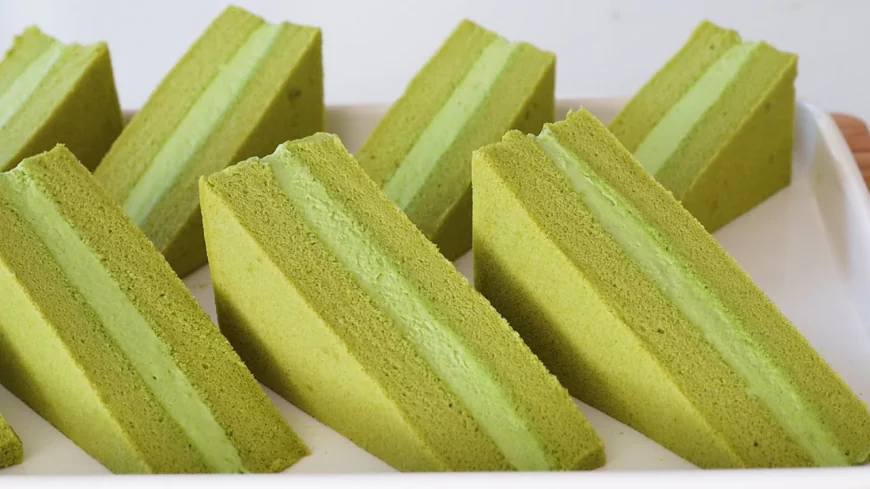 Matcha Cream Sandwich Cake